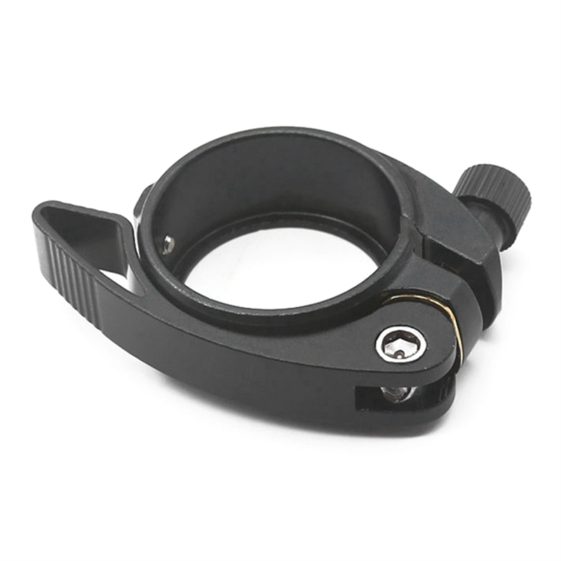 2Pcs Folding Bicycle Seat Pipe Clamp with Quick Release Lever on Behalf is Suitable Sp8 Pipe Clamp with 40mm, Black