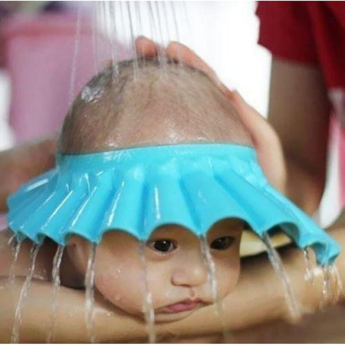 Adjustable Baby Bath Hat/Shower Cap