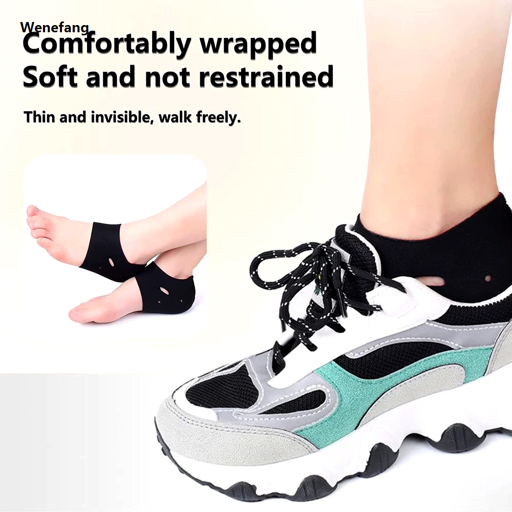 Wenefang 1 Pair Plantar Fasciitis Therapy Wrap Foot Heel Pain Relief Sleeves Profesional Heel Protect Socks Ankle Brace Arch Support Orthotic Insoles