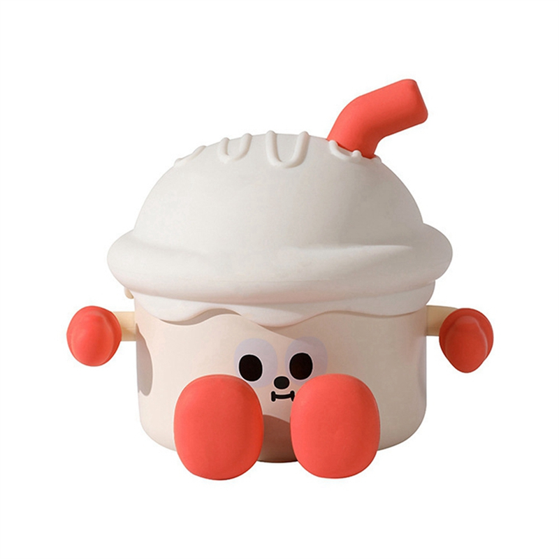 (GGBR)-Birthday Cake Night Light Ornament Bedside Lamp Sensor Pat Lamp Cute Gift for Girlfriend Children White
