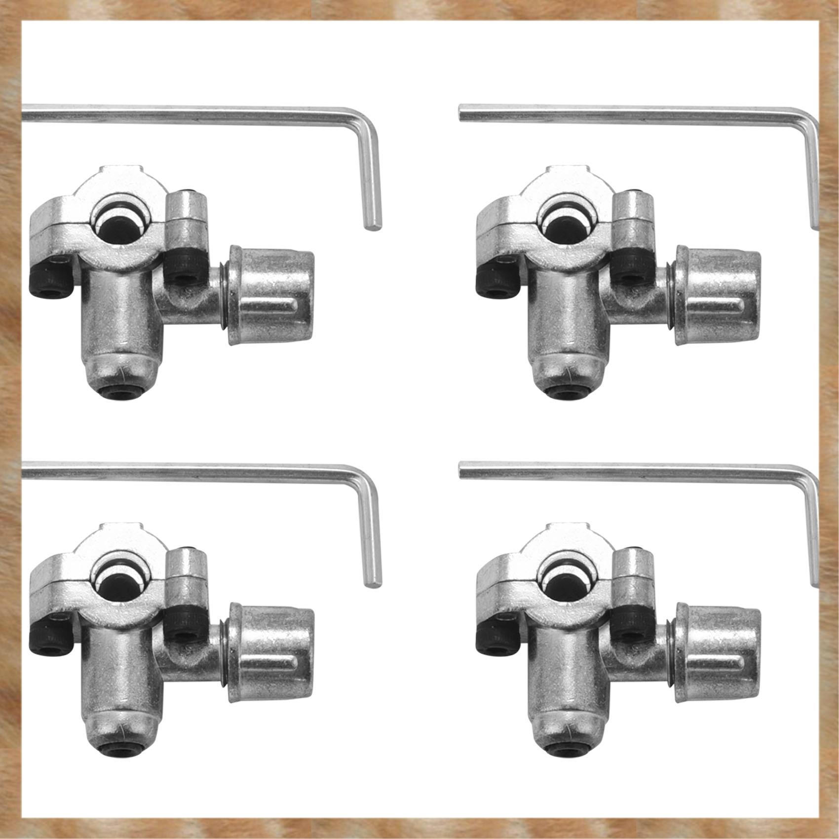Kqueebee 4 Pack BPV-31 Piercing Valve Line Tap Valve Kits Adjustable for Air Conditioners HVAC 1/4 Inch,5/16 Inch,3/8 Inch Tubing