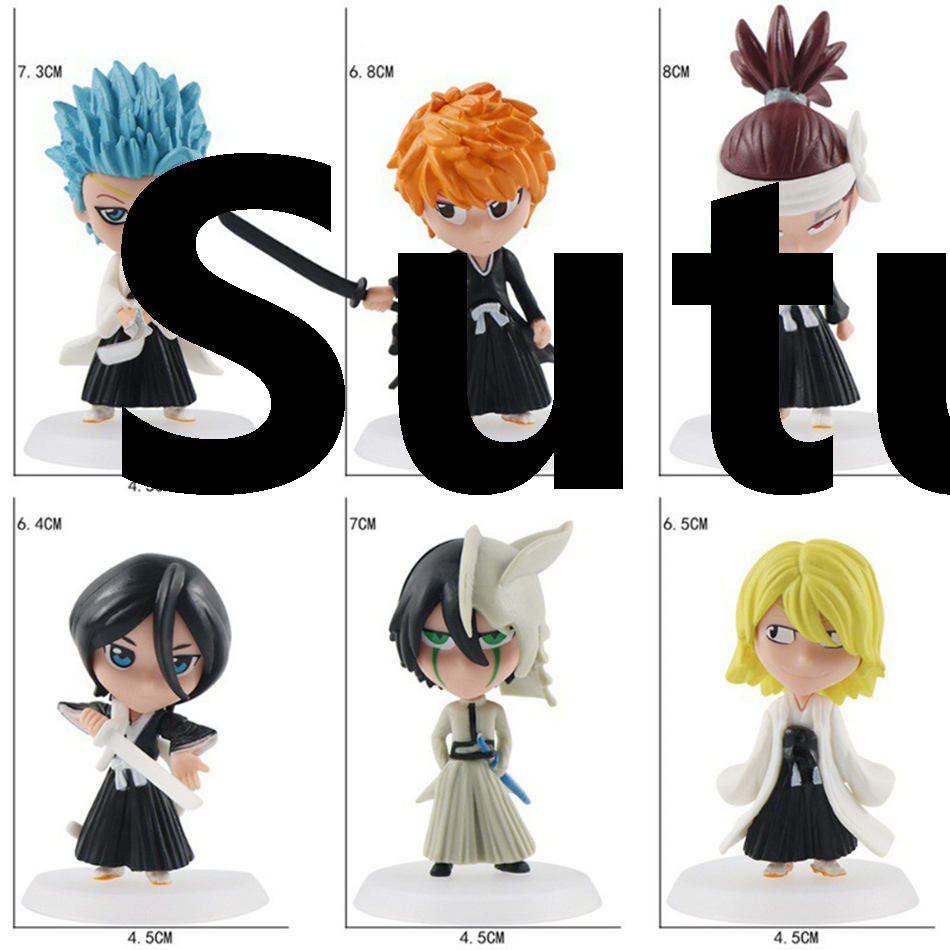 Sutuiying 2Set Wholesale BLEACH Action Figure Cool Cute Anime Figure 2025 New Toy Doll Model Desk Decoration For Kid Birthday Gifts