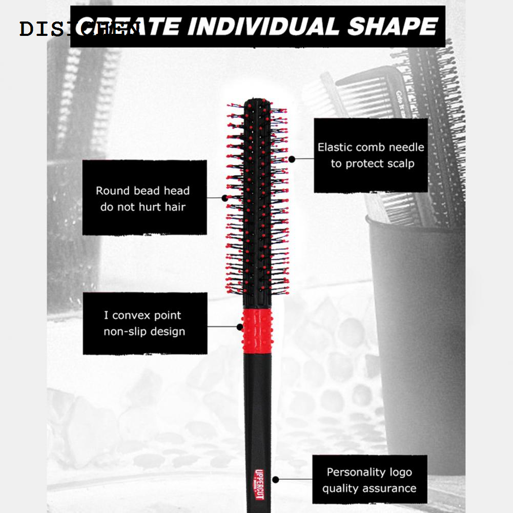 DISICHEN Profesional Professional Plastic Round Brush Quiff Roller Curly Hair Comb Hairstyle Massager Hairbrush Dressing Salon Barber Comb New Spiral