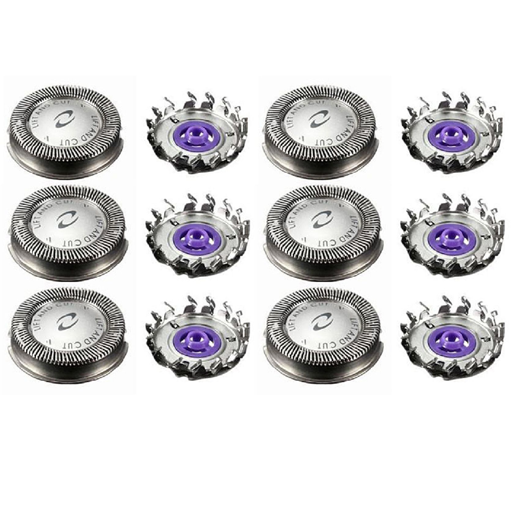 NAMUNY 6Pcs Shaver Head Replacement Shaver Blade for HQ3 HQ4 HQ55 HQ56 HQ6900 HQ6868 HQ5812 HQ6874 Blade for Men