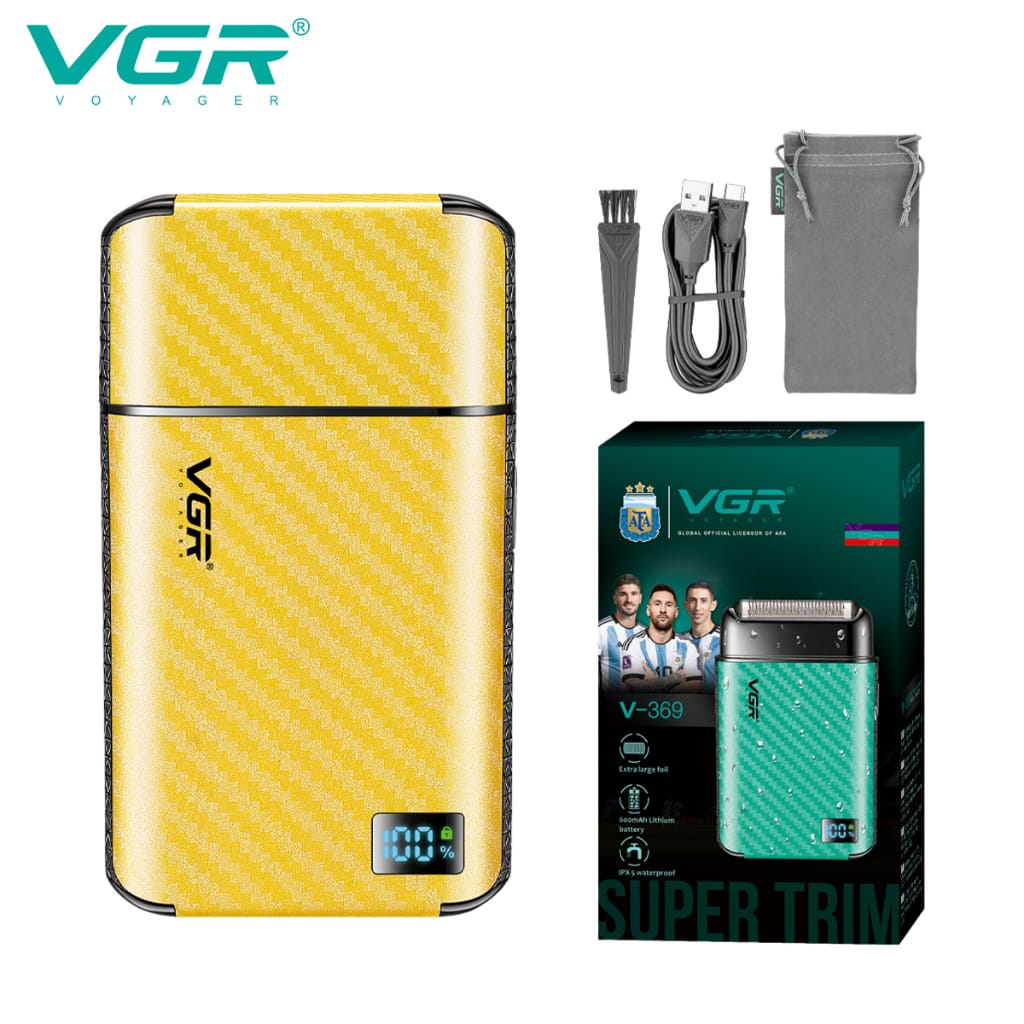 VGR V-369 Original Professional RechargeableWaterproof Smooth Shaver Razor