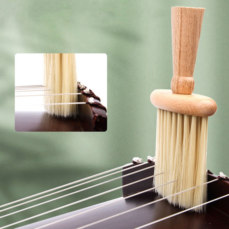 2X Universal Violin Cleaning Brush Professional Soft Deep Cleaning Brush for Guzheng Violin Dust Sweeping Tools
