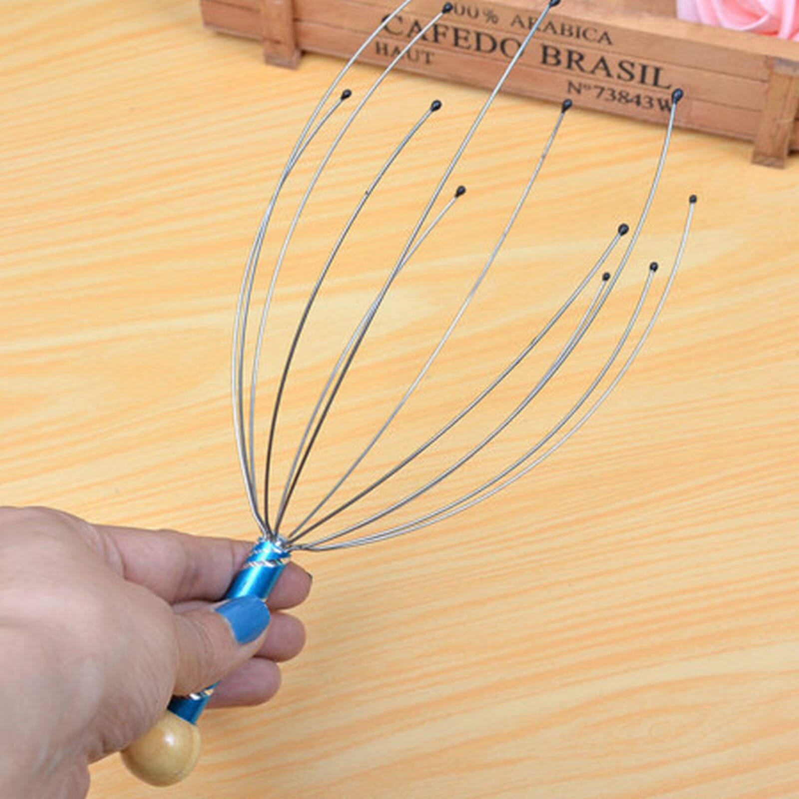 Octopus-Shaped Scalp Head Massager Scratcher