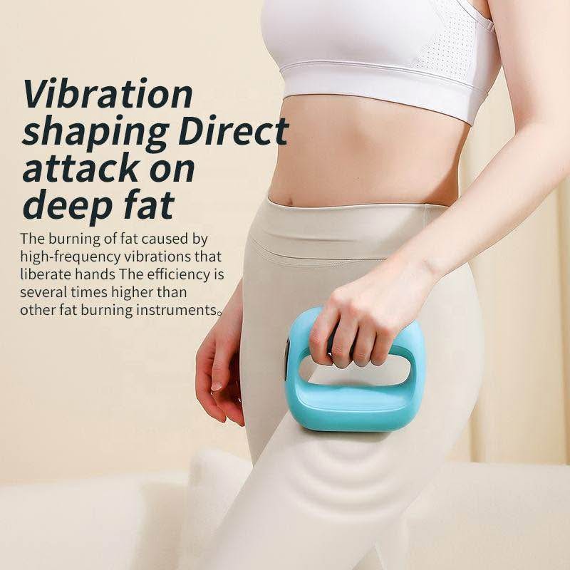 Magic Mini Fascia Handheld Muscle Massage Gym Machine Vibration Massage Ring with Belt