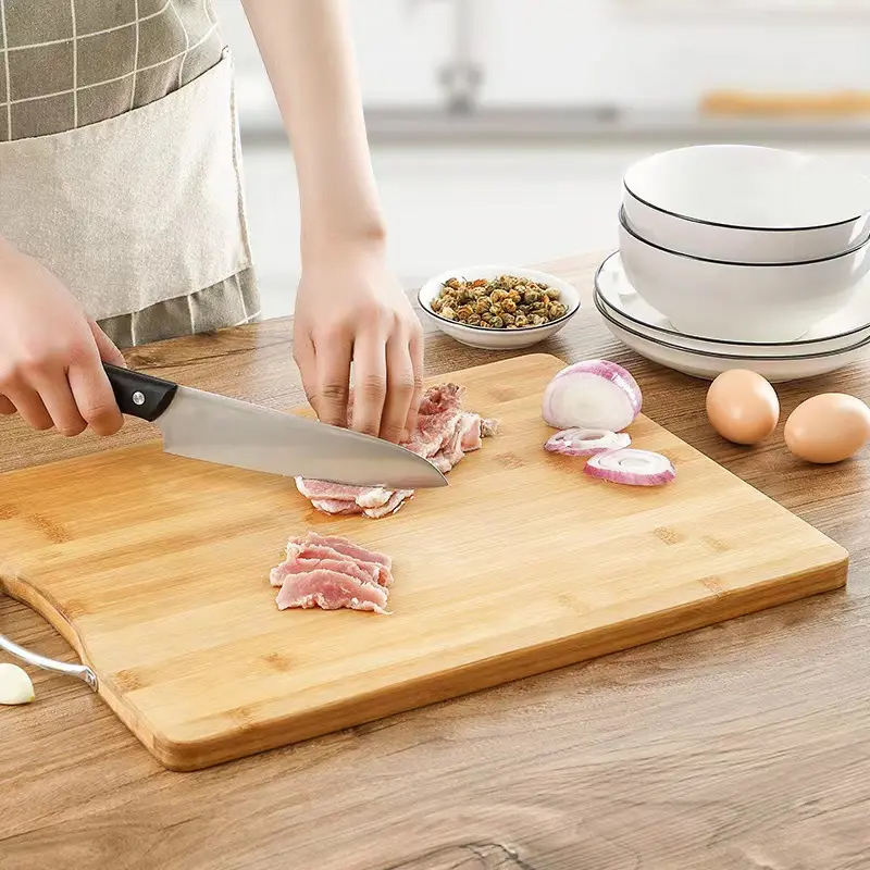 Bamboo Wooden Chopping Board For Home Restaurant Hotel Kitchen 31.5cm x 21.5cm