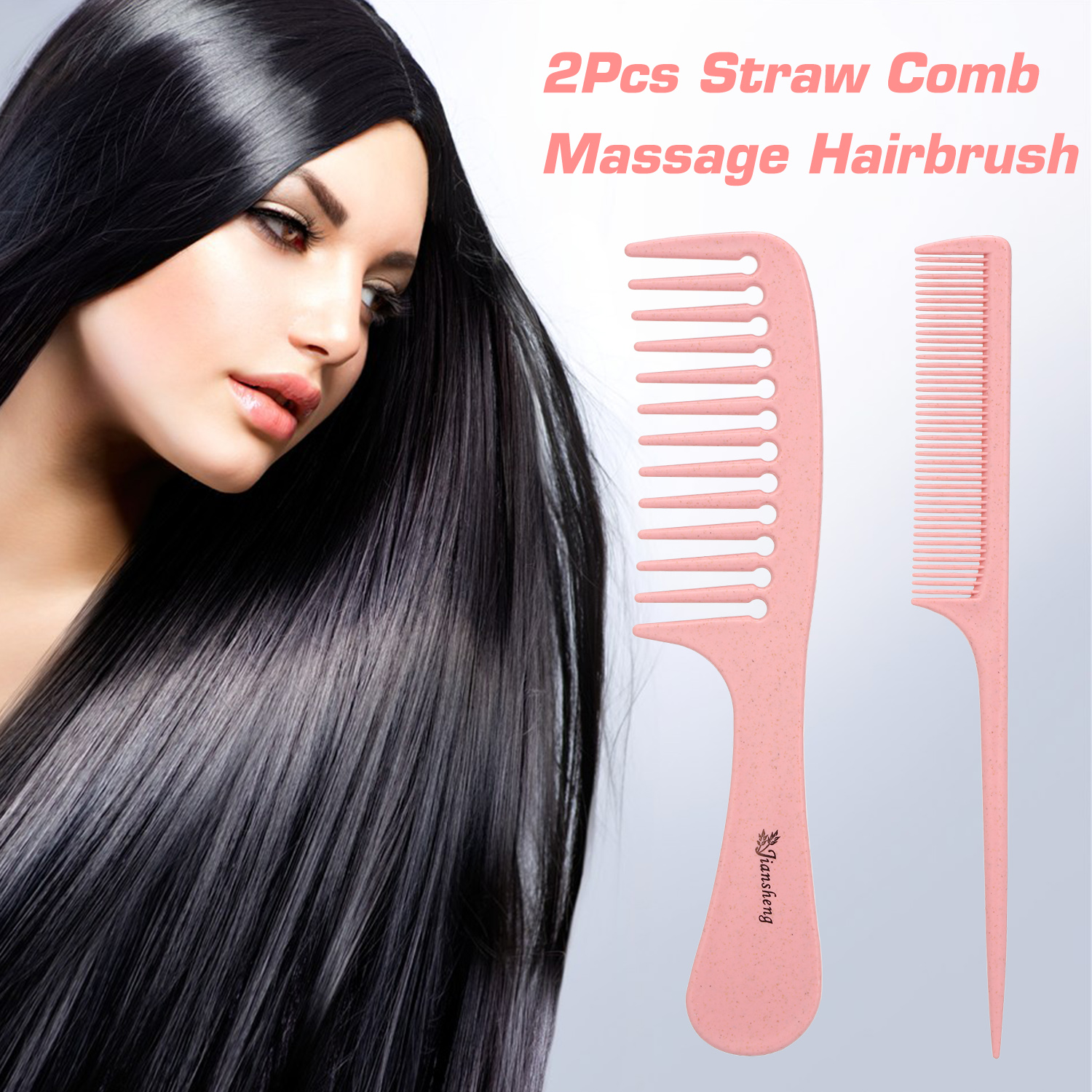 Comb - 2 Pcs Hair Comb - Hair Accessories (Color May Vary)