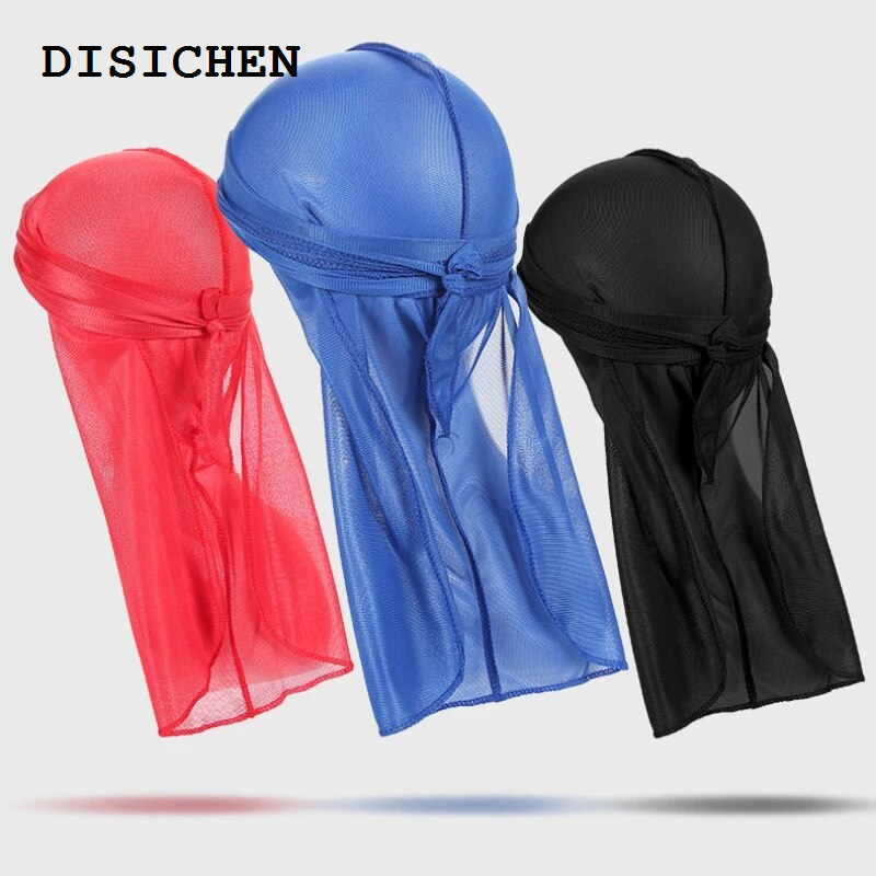 DISICHEN New style Uni cap Sports bandana long tail pirate hat hip-hop wrap head stylish cap Headwear cycling bicycle Headband Hair Accessories