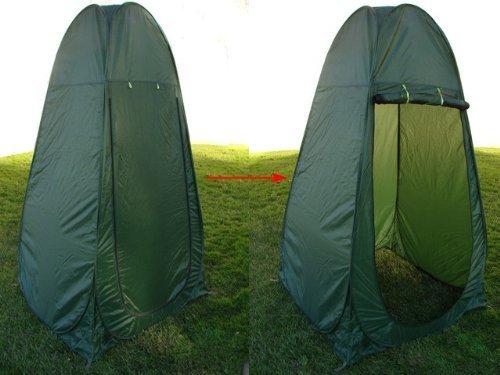 Portable Privacy Pop Up Polyester Dressing Changing Tent, Outdoor Tent, Foldable Outdoor Shower Tent, Camp Toilet Tent,Rain Shelter for Camping 1pc(Green)
