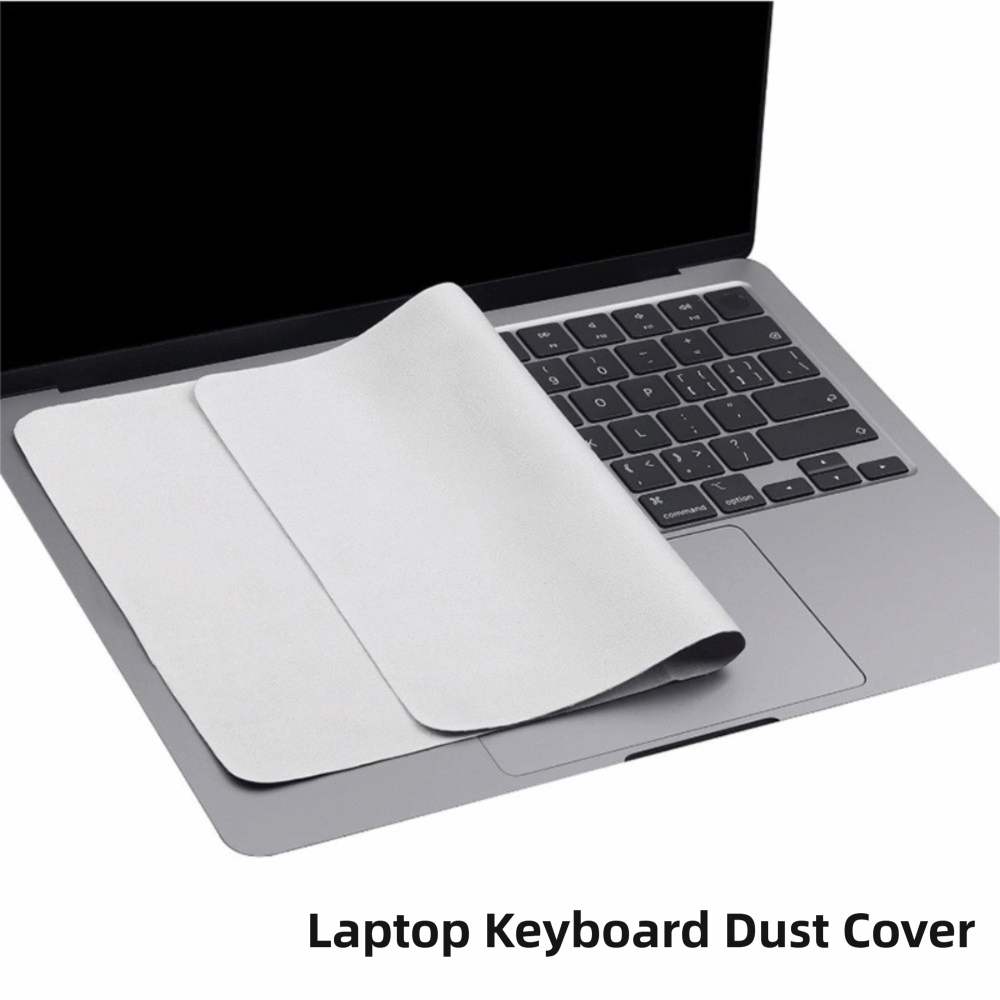 Computer Care Microfiber Cleaning Cloth Soft Lightweight Keyboard Cover Dustproof Reusable Screen Protection Liner for MacBook Pro 13/14/15/16 Inch Travel Protection