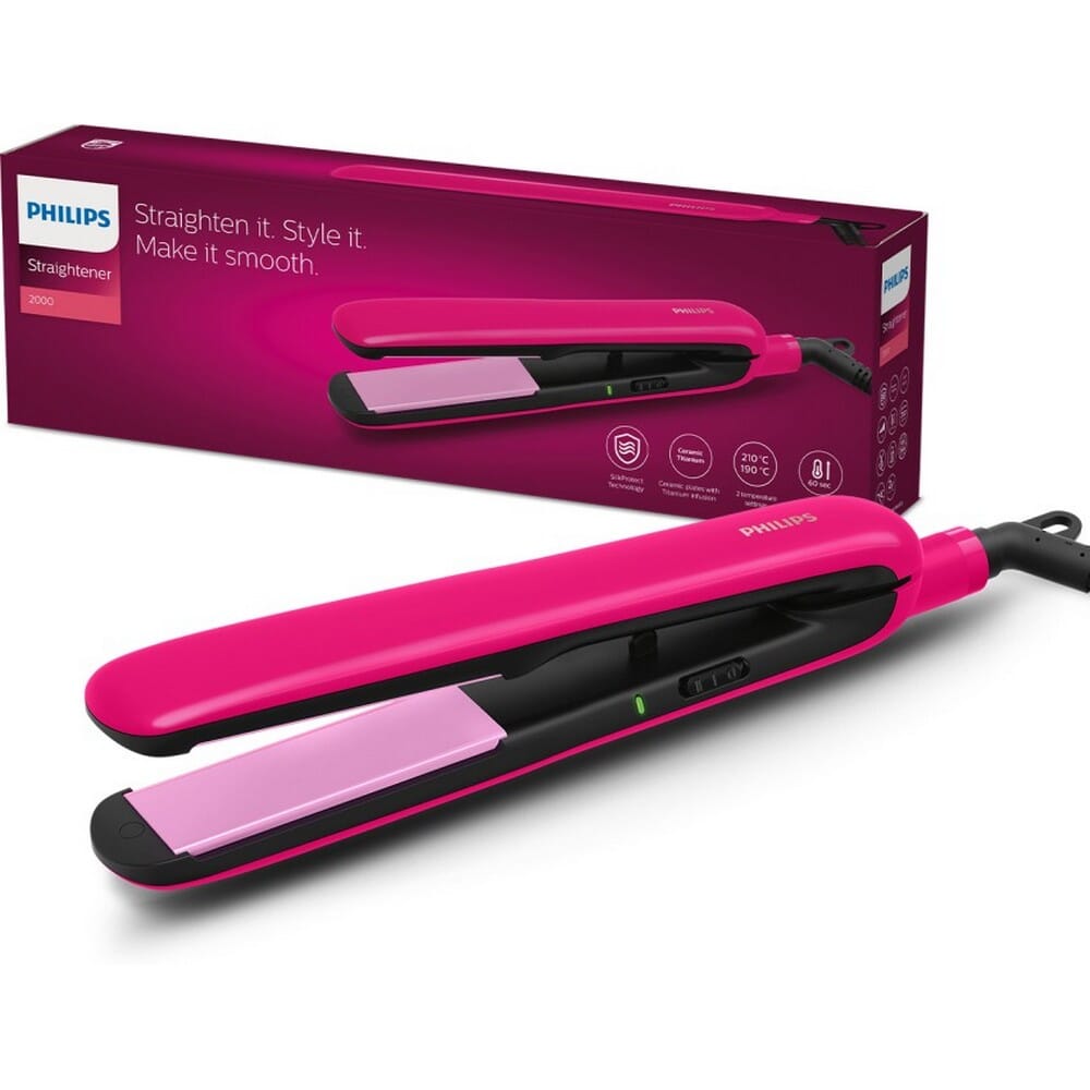 PHILIPS BHS332/00 Hair Straightener, Minimized Heat Damage with SilkPro Care, No.1 Preferred Hair Styling Appliance for women