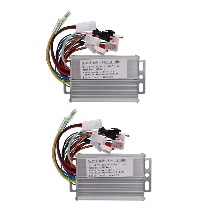JINMY 2X Electric Bike Brushless DC Motor Controller 36V/48V 350W for Electric Bicycle E-Bike Scooter Accessories