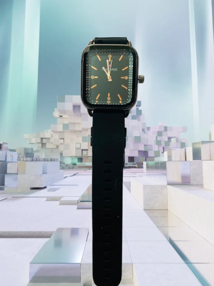 New Square Belt Silicone Strap Watch Good-looking Simple Watch