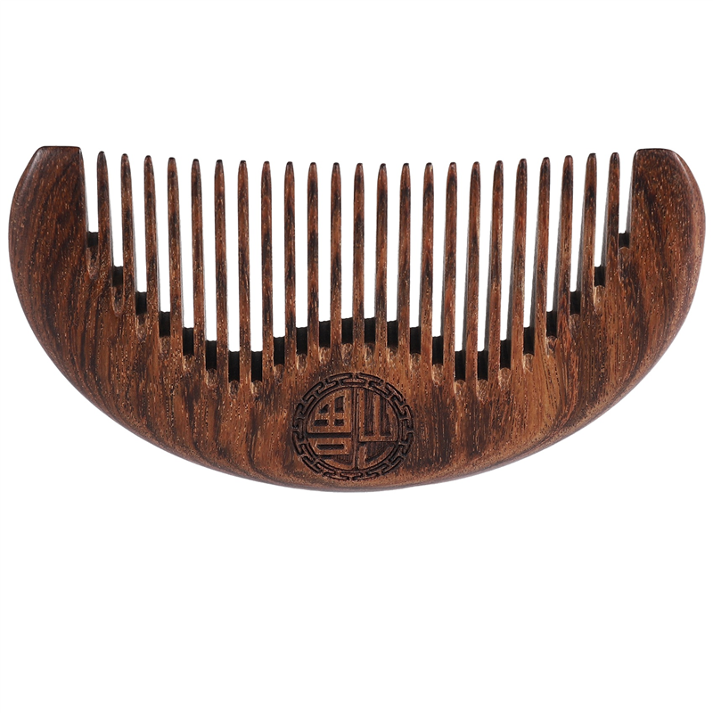OUMERY Hair Care Comb Anti-Static Handmade Natural Wood Wooden Carved Sandalwood Combs Pocket Comb Massage Comb Hair Comb