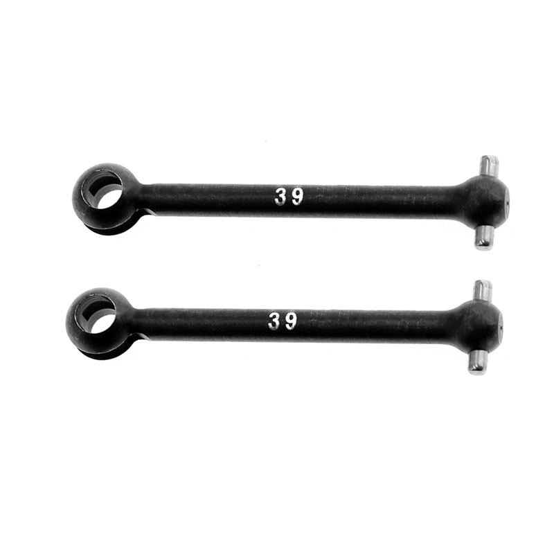 Metal Dog Bone Drive Shaft Set for 53505 39mm Chassis RC Off-Road Car Joint Upgrade Spare Parts Black