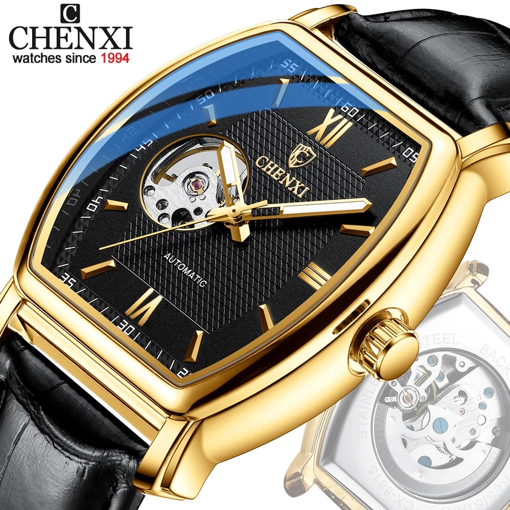 CHENXI brand fashionable waterproof automatic mechanical men's watch