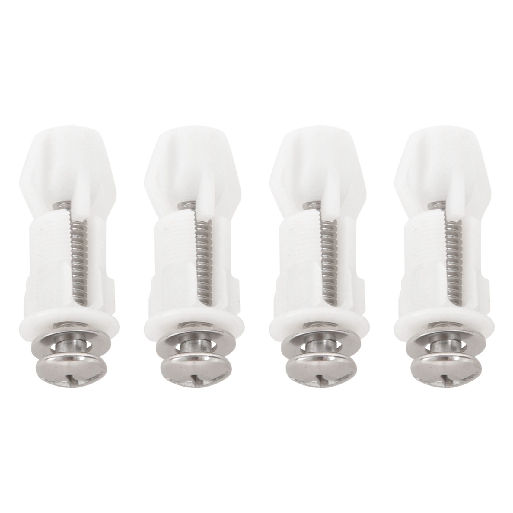 NAMUNY Toilet Seat Hinges Screws WC Hole Fixing Easy Installation 8 Pack