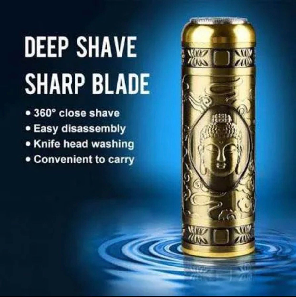 Portable Razor Electric Shaver Men's Beard Trimmer USB Rechargeable Face Full Body Shave