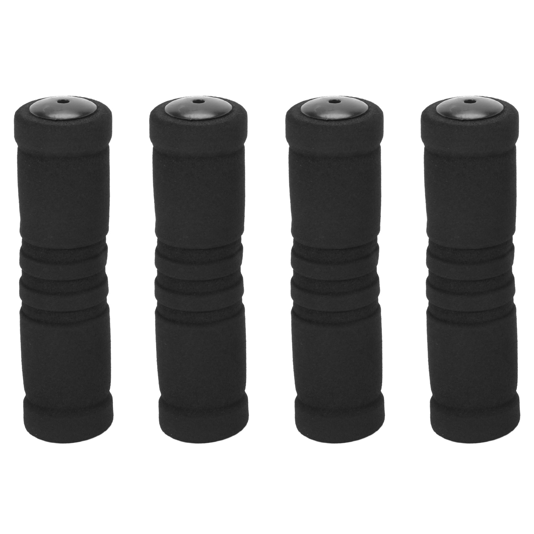 2 Pair for Bike Bicycle Handle Handlebar Soft Sponge Bar Grips Black