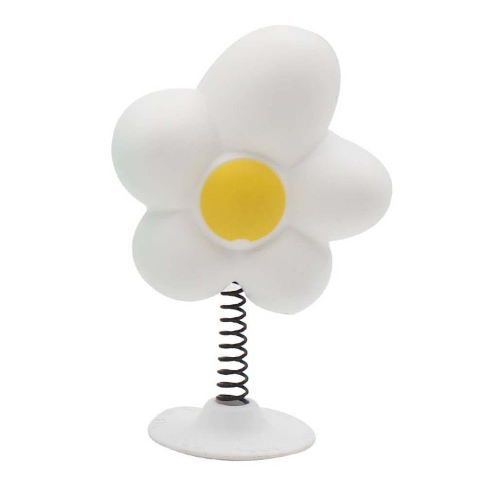 Funny Shaking Flower Helmet Shaking Small Flower Plastic High Quality Helmets Decorative Shaking Flower Cartoon Durable Cute Flower Helmet Decor Ornaments