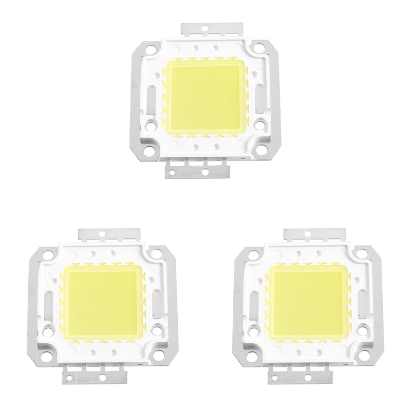 ZOROOM 3X Square Shape White DC Light Lamp COB SMD LED Module Chip 30-36V 20W