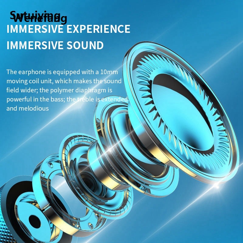 Wenefang Sutuiying Wireless Headphone Bluetooth Neckband Earphones Magnetic HIFI Sport 2025 2025 New Headset Halter Waterproof Earbuds with Mic for Mobile Phone