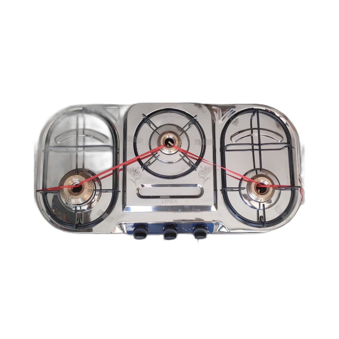 Lynex 4 burner Stainless Steel Automatic Cooktop