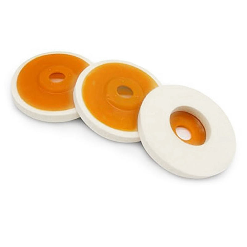 4 Pack 5 Inch Round Wool Felt Disc Wheel Pad For Angle Grinder, Buffing Polishing Buffer Bore Dia Easy Install