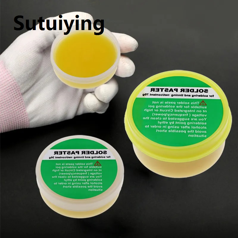 Sutuiying solder paste 1PC 30g/50g Professional Welding Flux Welding Solder Paste 183 Degree Medium Temperature Flux No-Clean Rosinhand tools