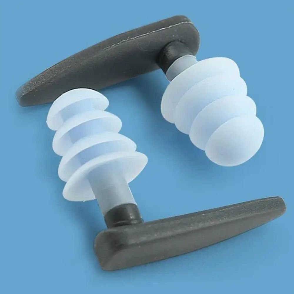 Bath earbuds waterproof layer 4 swimming new silicone earbuds design ear protection earbuds