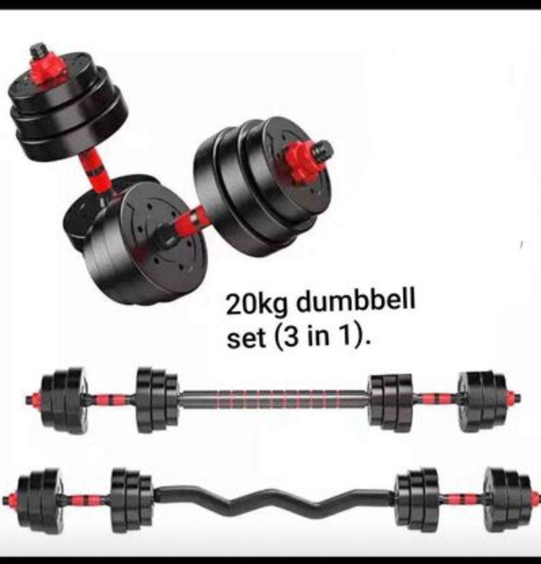 York Adjustable Dumbbell Set 20Kg (with 30cm connector)
