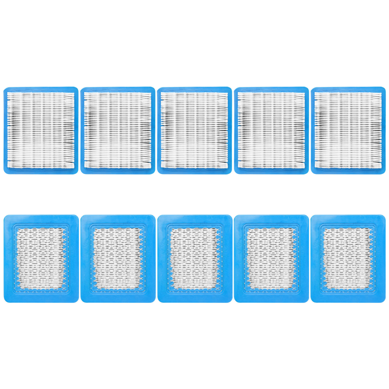 NAMUNY 10 Pack 491588S Air Filter Replace for Stratton 491588 4915885 Flat Air Cleaner Lawn Mower Filter