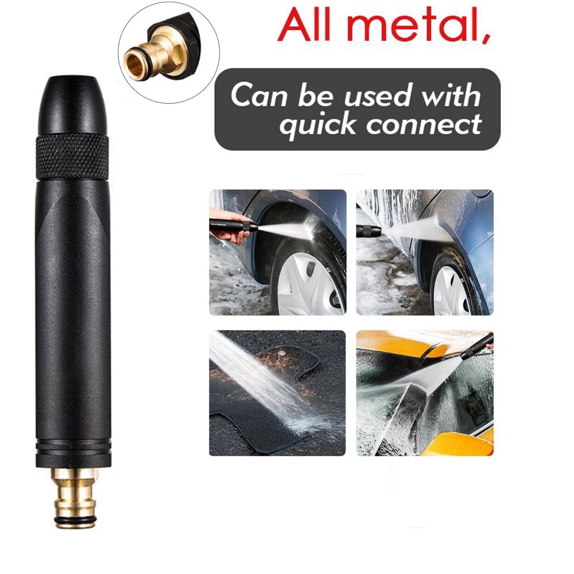 Adjustable Metal Nozzle Garden Hose Sprinkler System Pressure Washer Car Wash Watering Water Gun | Bike Washer | Car Washer Spray Gun