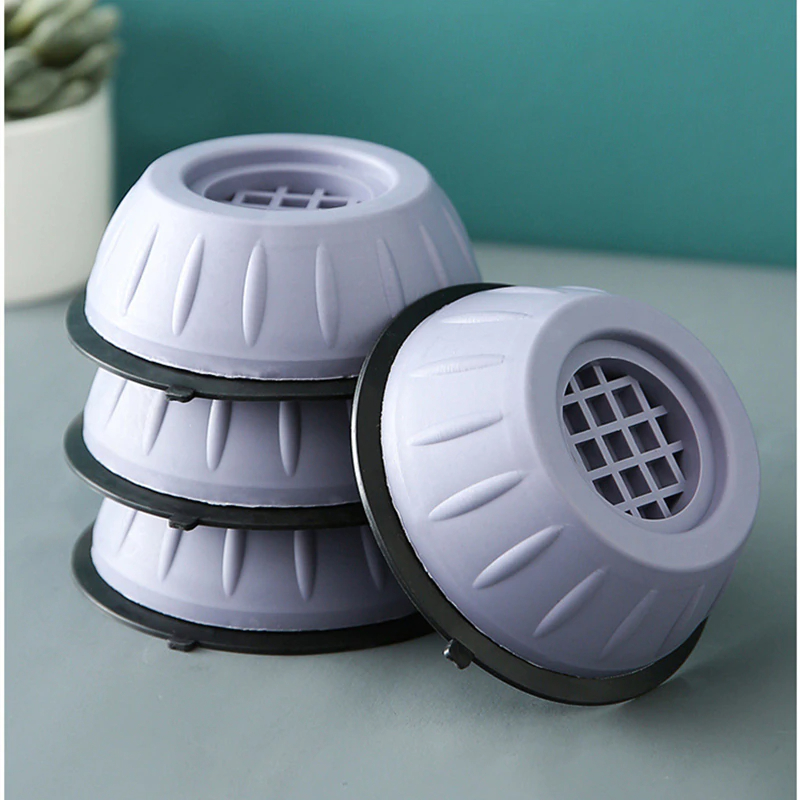 Big Size 4pcs Washing Machine Anti Shock Pad Refrigerator Large Appliances Furniture Mute Rubber Mat Anti Vibration Pads Protect Floor