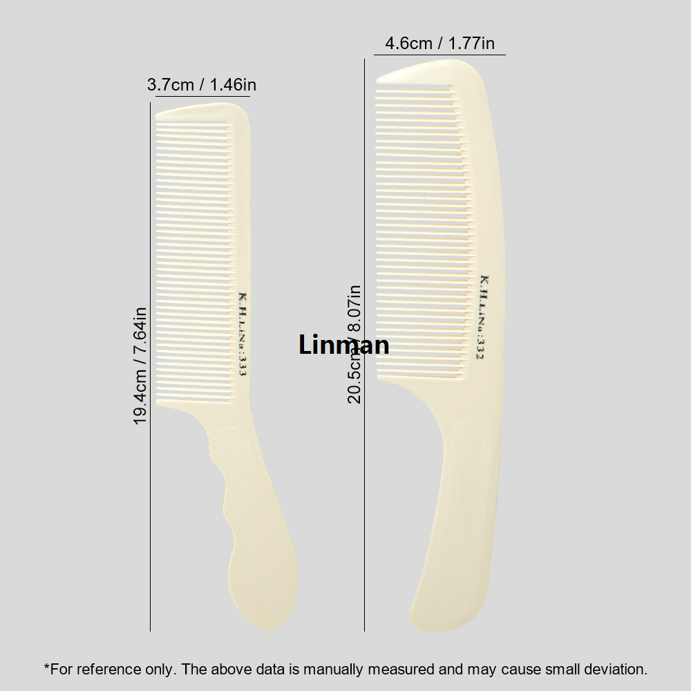 10/20pcs Flat Hair Combs Set, Detangling Styling Brush for Women Men, Wide Fine Tooth, Salon Quality
