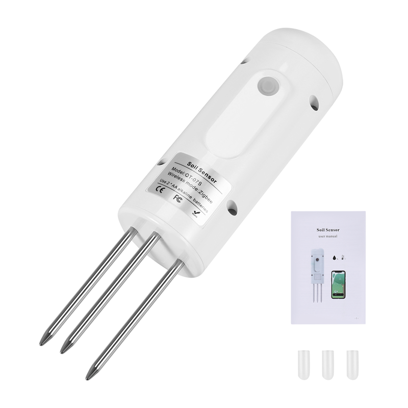 Tuya Zigbee Wireless Soil Moisture Meter Plant Monitor IP67 Waterproof Detector for Garden