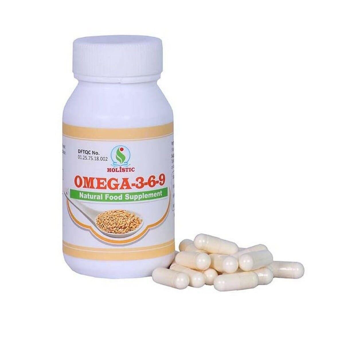 Holistic Omega 3,6,9 60 Capsules, Each Caps 500MG