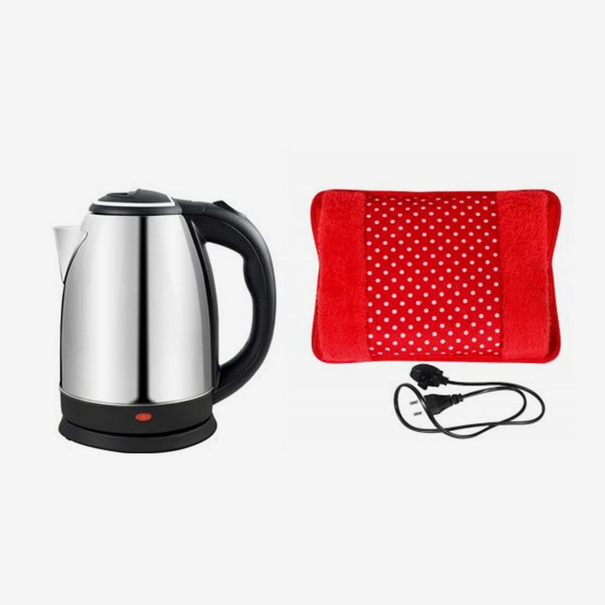 2 In 1 Winter Combo Of Electric Water Kettle And Hot Bag