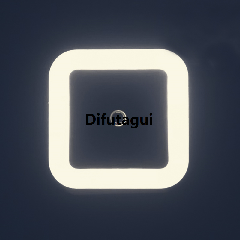 Difutagui Night Light 1PCS Lighting Bedroom Living Room Child Light Control Light USA EU Portable Night Light Mini Recommendation [Popular] LED110V220V Plug Light Sensor Child