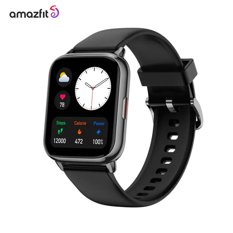 Amazfit Pop 2 Smartwatch Free Size 2 Hours Charging Time IP 68 Water Resistant Weighs 59.4 Gram