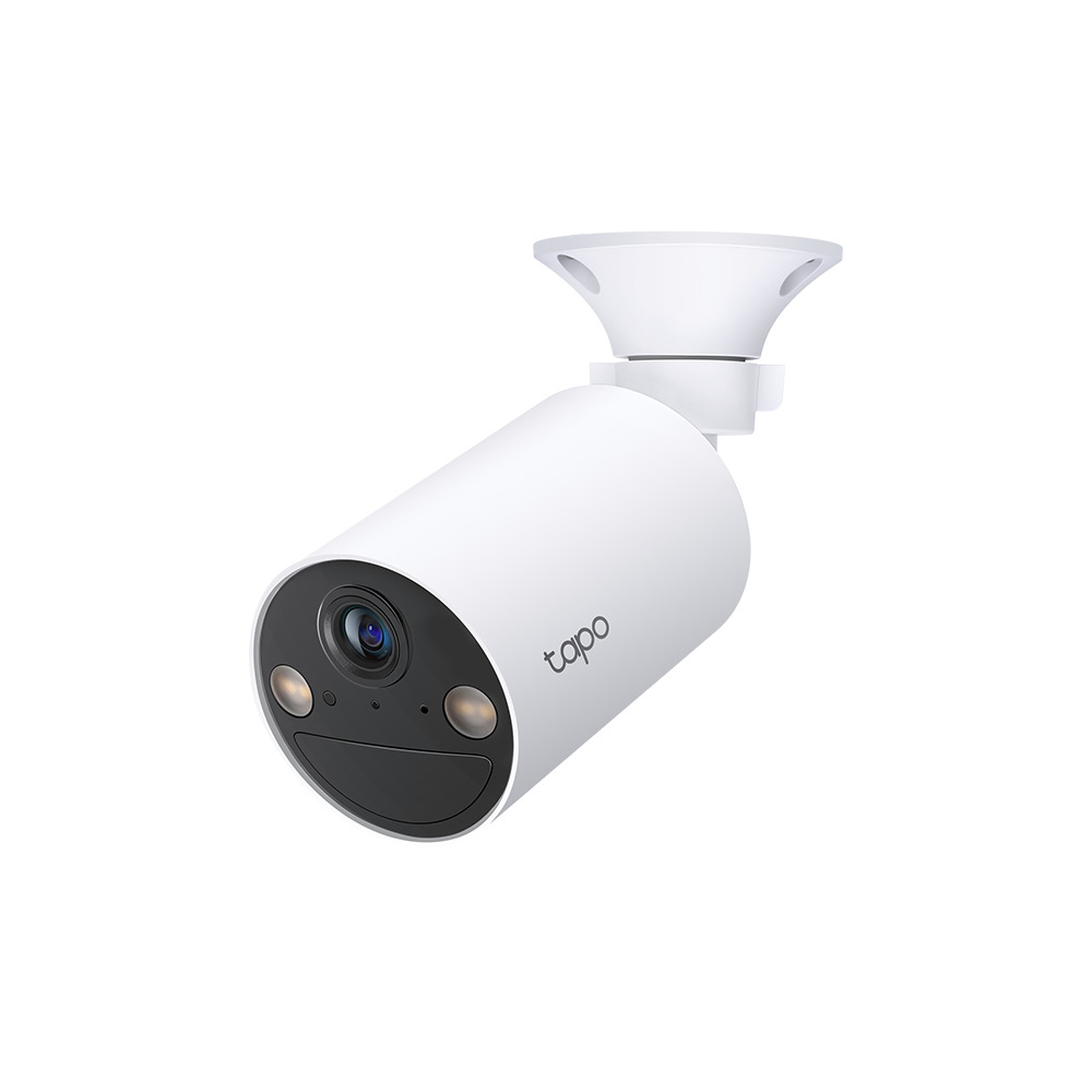 TP-Link Tapo C410 Smart Wire-Free Indoor/Outdoor Security Camera, Color Night Vision, Built-in Microphone and Speaker MicroSD Up to 512 GB Supported White