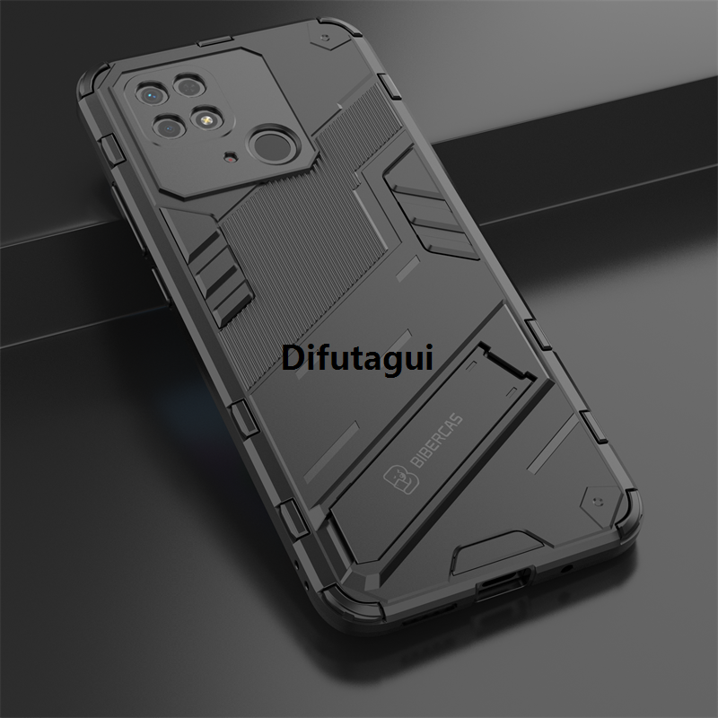 Difutagui For Xiaomi Redmi 10C 10 C C10 Case Luxury Shockproof Armor Car Magnetic 2025 Stand Phone Case For Redmi10C 220333QAG 6.71 Back Cover