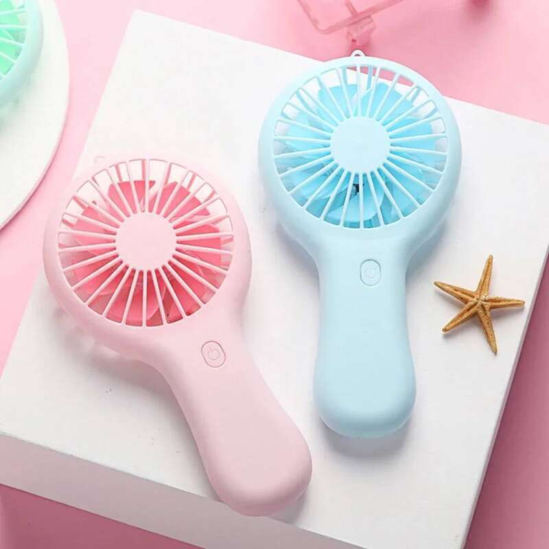 Mini Handheld 3 Gears Portable Silent Office Desk Student on Dormitory Charging Outdoor Hand Holding Fan Small