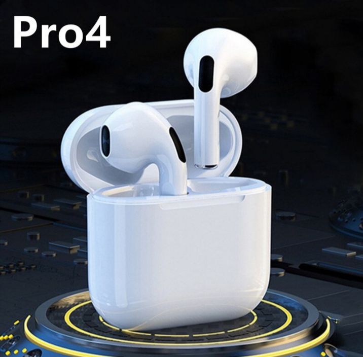 Vylon Pro 4 TWS Bluetooth Earphone 9D Stereo Wireless Headphones in-Ear HiFi Earbud with Microphone for Android