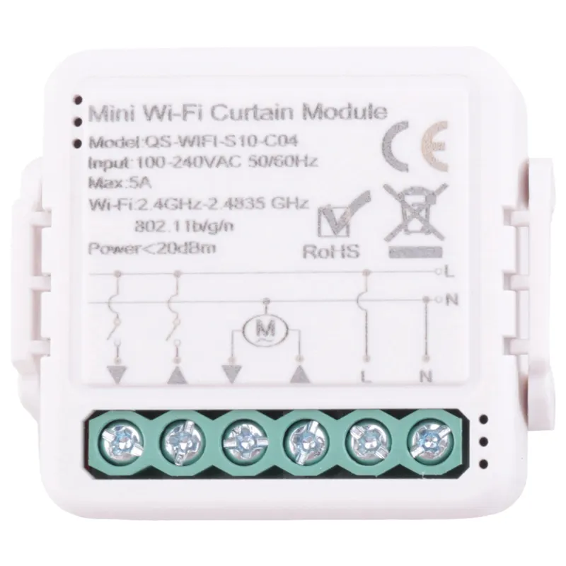 Tuya Smart WiFi Curtain Switch Module for Roller Shutter Electric Motor Smart Life APP Remote Control Easy to Use
