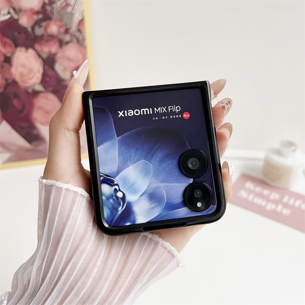 NEW HODON Fashion Solid Color Flower Phone Case For XiaoMi Mix Flip Cases PC Hard Shockproof Protective Back Cover