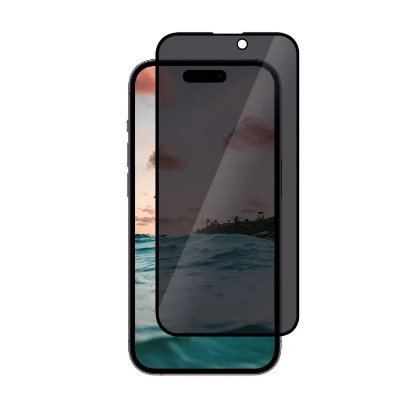 iPhone 16 Pro Max Full Glue Privacy Protective Glass